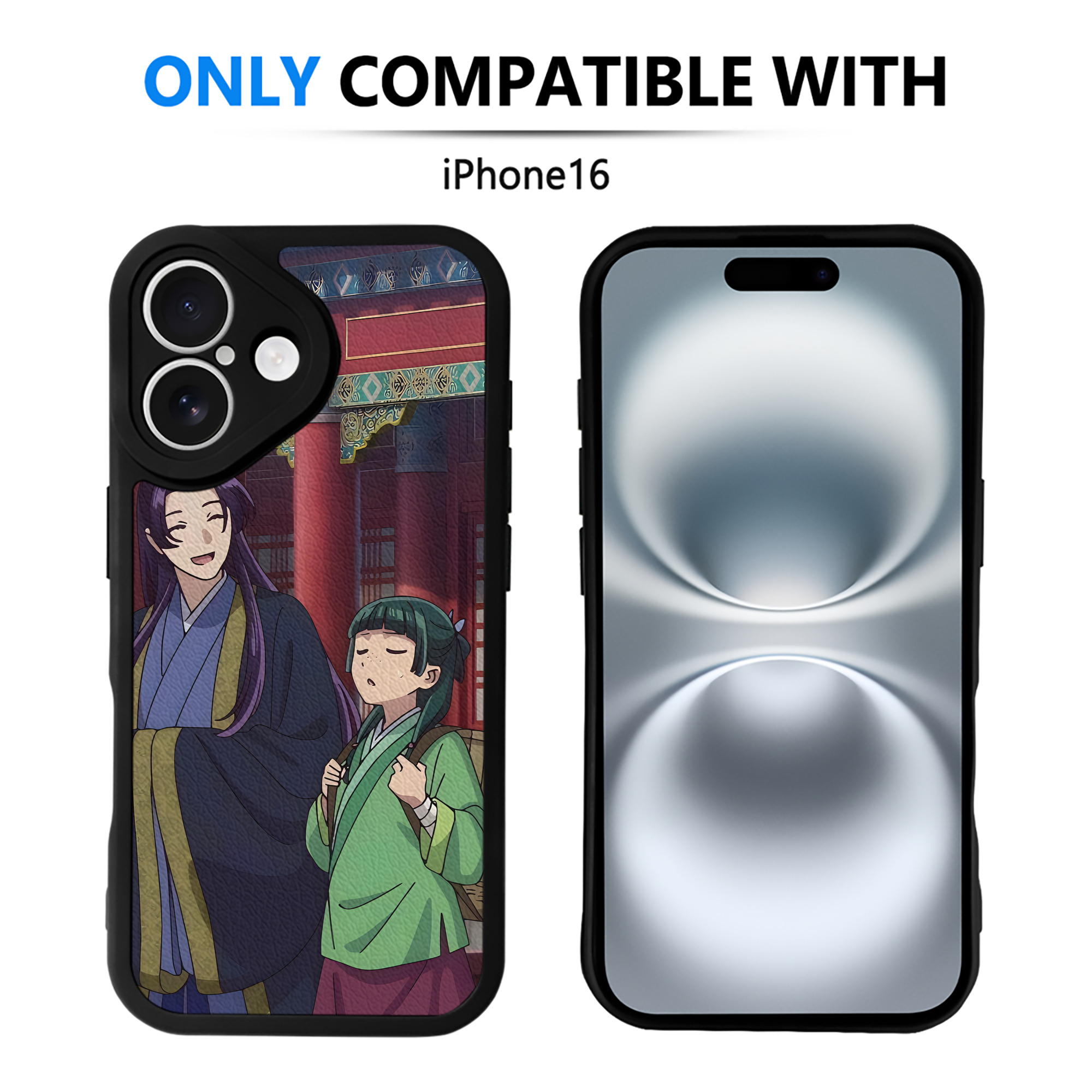 薬屋のひとりごと The Apothecary Diaries 【iPhone 16シリーズ対応】シリコンスマホケース（レザー調） 材質：シリコン